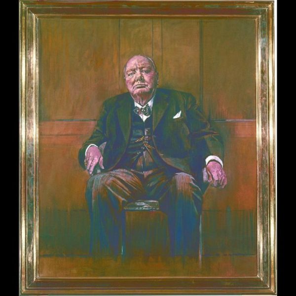 Грэхем Вивиан Сазерленд: портрет Уинстона Черчилля