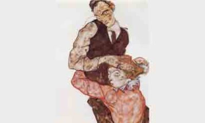 «Любовники (Автопортрет с Уолли)» Эгона Шиле