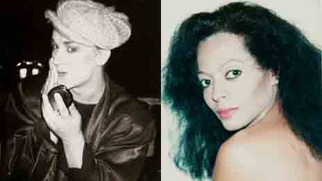 Boy George and Diana Ross