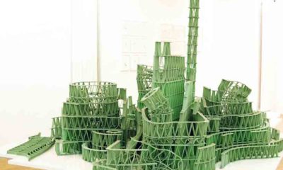 Джереми Лаффон скульптура из жвачек-2