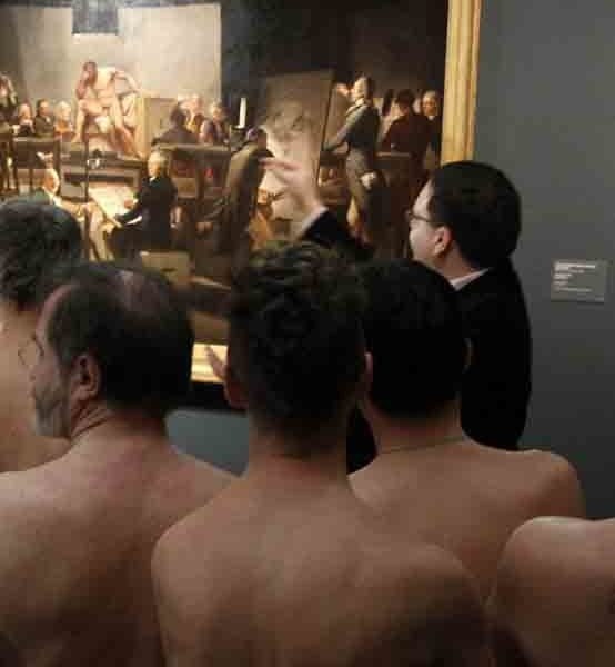 голая экспозиция в венском музее
