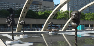 ai weiwei zodiac heads bronze in nathan phillips square toronto_1