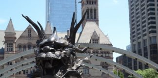 ai weiwei zodiac heads bronze in nathan phillips square toronto_6