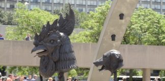 ai weiwei zodiac heads bronze in nathan phillips square toronto_7