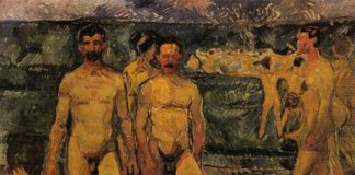 Edvard Munch. Men bathing