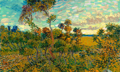 Вінсент Ван Гог. Sunset at Montmajour (Схід сонця у Монмажурі), 1888