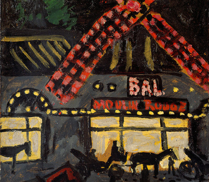 Огюст Шабо. Moulin Rouge, la nuit