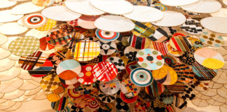 MOCA Members' Opening For Jacob Hashimoto's Gas Giant At MOCA Pacific Design Center