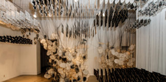 MOCA Members' Opening For Jacob Hashimoto's Gas Giant At MOCA Pacific Design Center