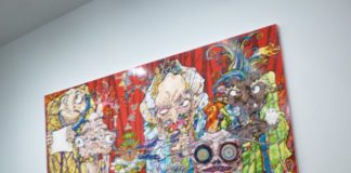 "In the Land of the Dead, Stepping on the Tail of a Rainbow" Takashi Murakami 