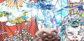 "In the Land of the Dead, Stepping on the Tail of a Rainbow" Takashi Murakami