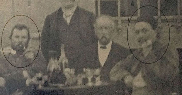 Винсент Ван Гог (справа) и Пль Гоген (слева)