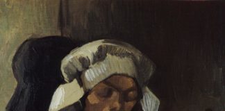 Крестьянка, чистящая картофель