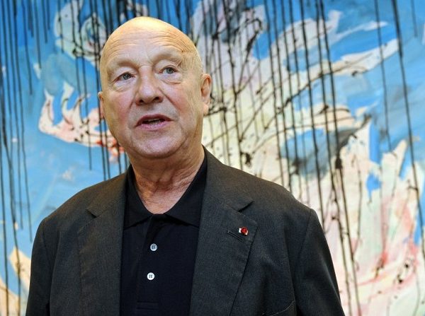 Künstler Georg Baselitz gestaltet Zeitung