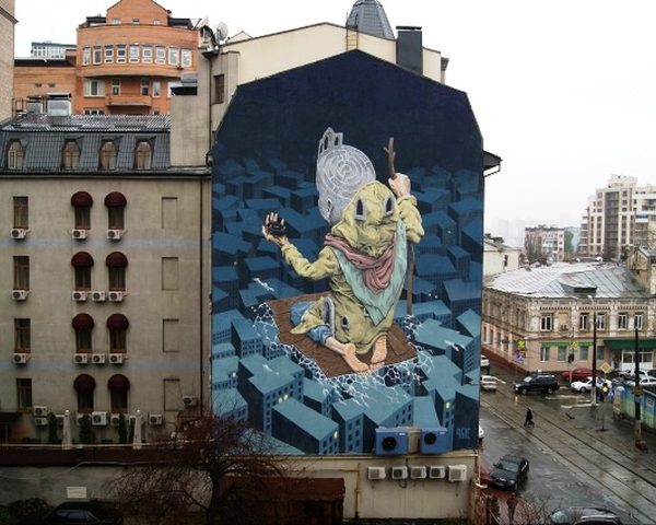 Мурал в Украине