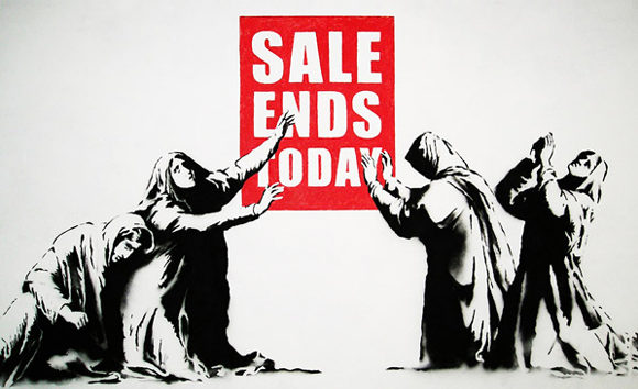 Sale-Ends-Today-by-Banksy