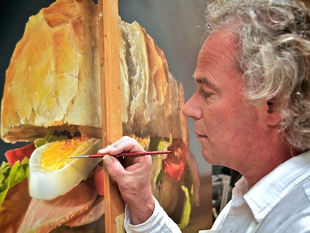 The painter Tjalf Sparnaay