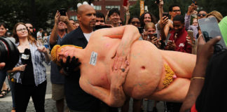 Naked Donald Trump Statues Appear In Various U.S. Cities