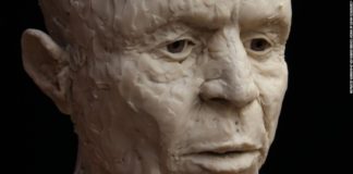 9500-летний череп получил 3D макияж