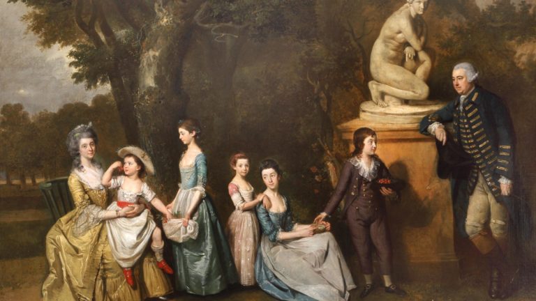 Johann Zoffany The Matthew Family at Felix Hall