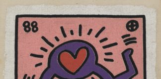 Keith Haring, Untitled (For Izzy-Love) (1988). Courtesy Sotheby’s.