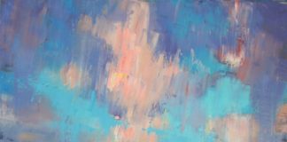 люпинов цвет 60х60, п.о, 2015