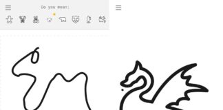 google-autodraw-camel-dragon