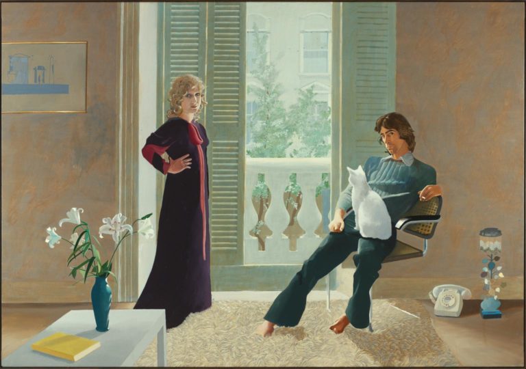 Mr and Mrs Clark and Percy 1970-1 by David Hockney born 1937