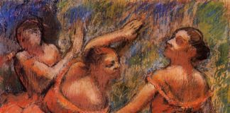 2 Edgar Degas, The Red Ballet Skirts (circa 1900)