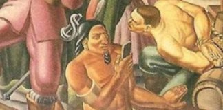 На картине 1937 года индеец держит в руках смартфон. Как это возможно 2