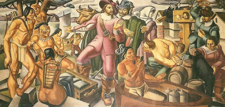 На картине 1937 года индеец держит в руках смартфон. Как это возможно