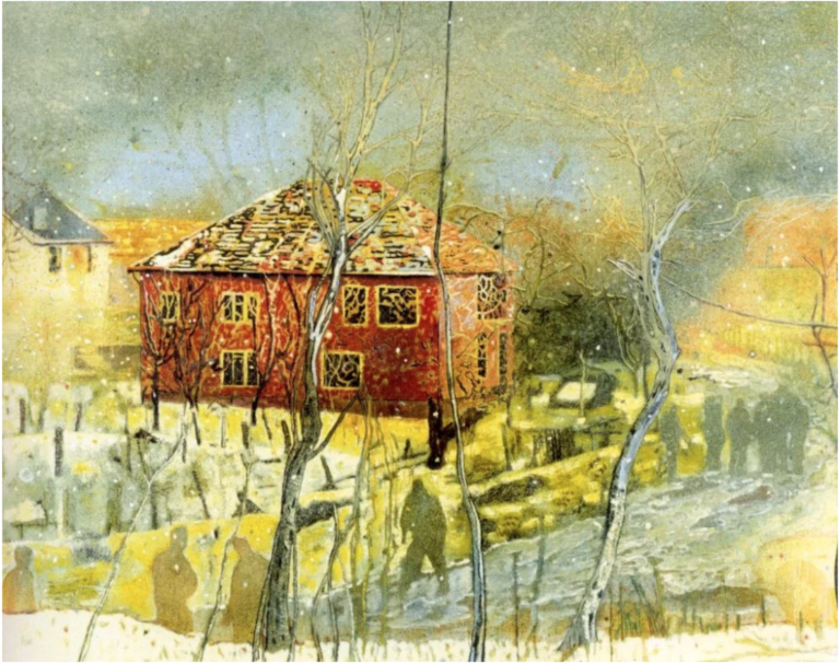 Питер Дойг Red House (1995–1996). Фото предоставлено аукционным домом Phillips.
