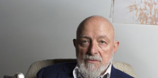 Markus Lüpertz (72) in seinem Atelier in Teltow bei Berlin